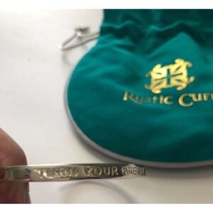 Cuff Bracelet by Rustic Cuff Bracelet  "Turn Your Dreams Into Plans"  New in Box